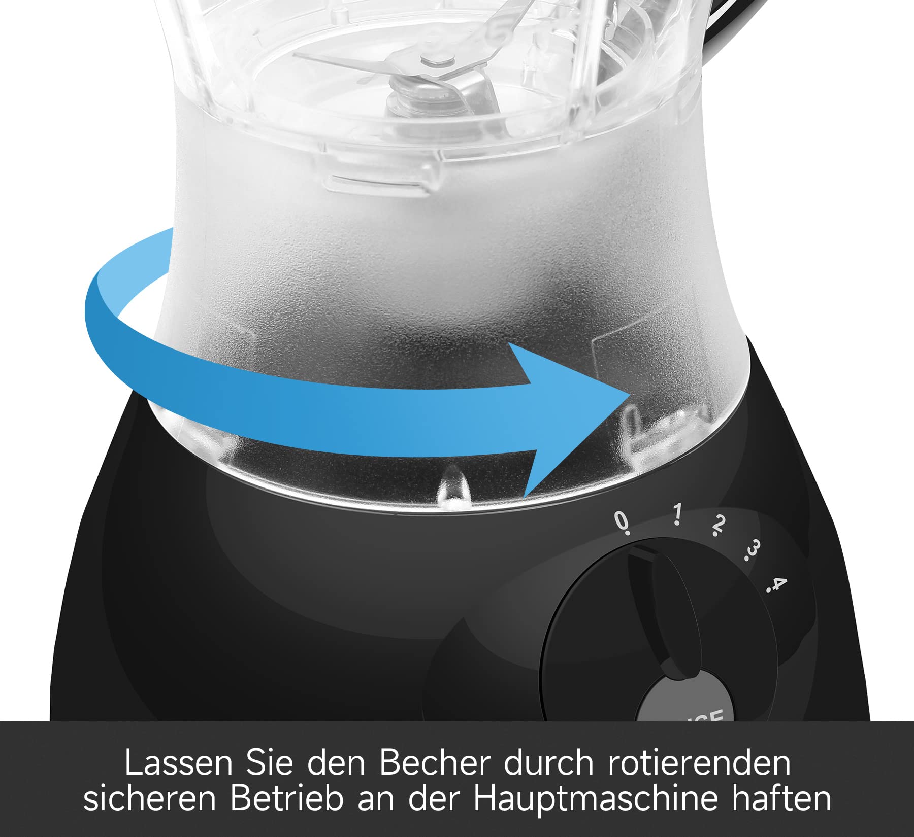 2в1 Електрически Блендер и кафемелачка HOMELUX