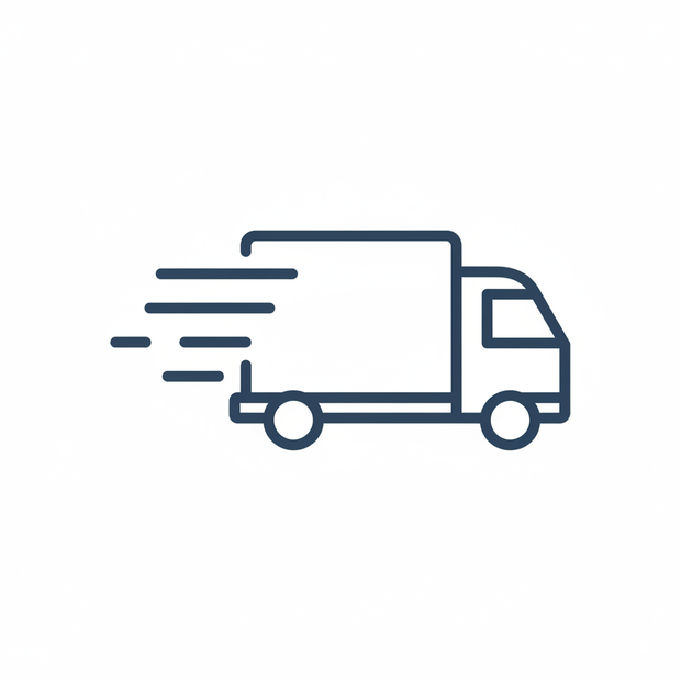 Икона с камион за бърза доставка