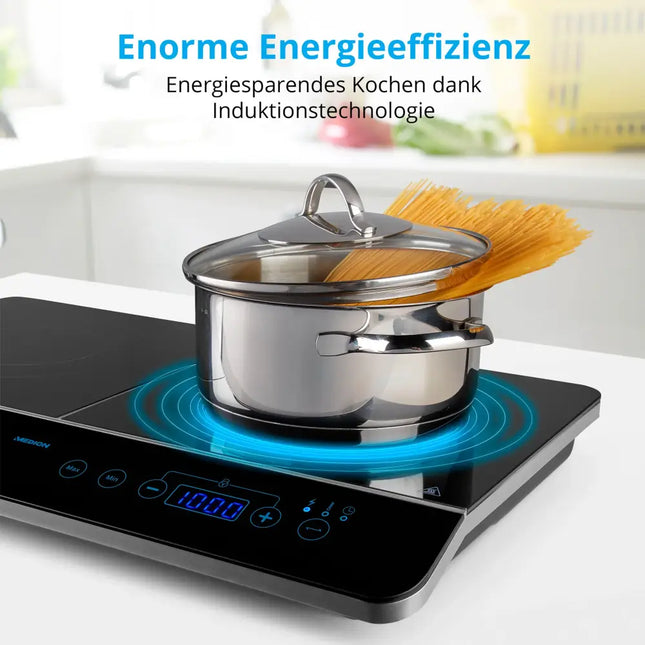 Немски Двоен Индукционен Котлон MEDION MD 15324